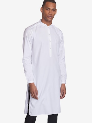 Fit confort Chemise Next en blanc : devant