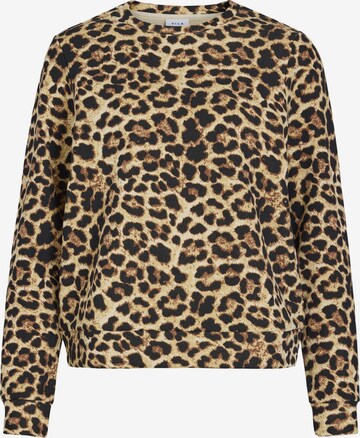 Sweat-shirt VILA en beige : devant