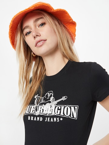 True Religion Μπλουζάκι σε μαύρο
