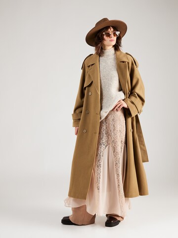 modström Between-seasons coat 'Borak' in Beige