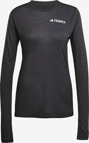 ADIDAS TERREX Funktionsshirt 'Xpr' in Schwarz: Vorderseite