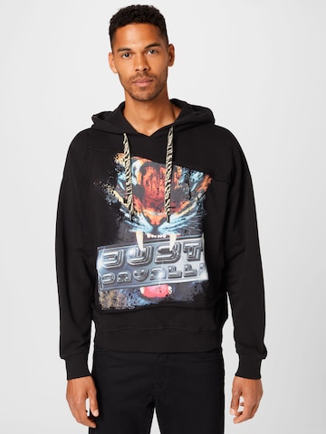 Just Cavalli Sweatshirt 'HARLEM' in Schwarz: predná strana