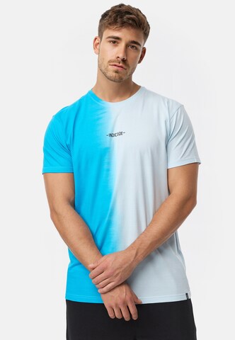 INDICODE JEANS Shirt 'INGibs' in Blauw: voorkant