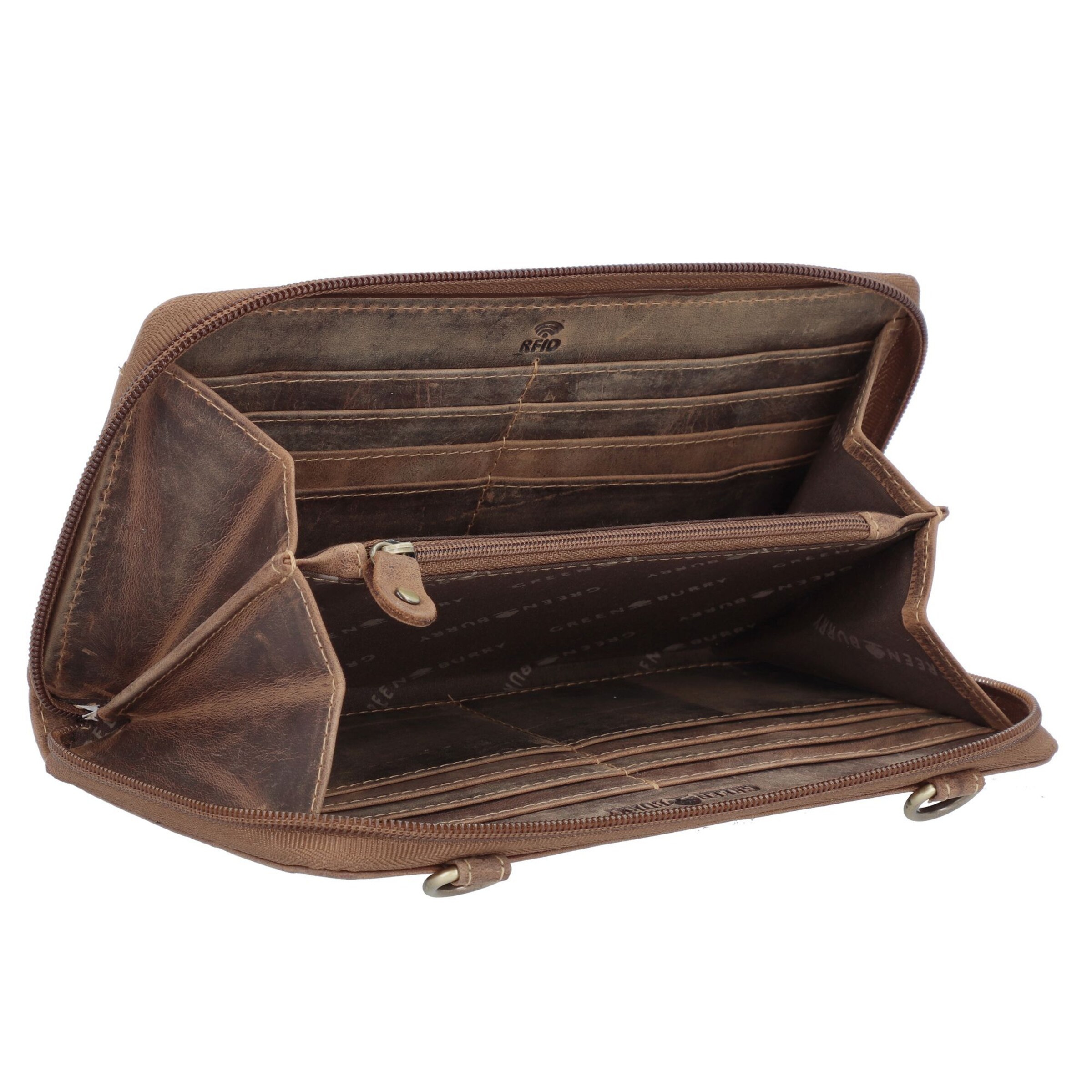 Pochette GREENBURRY en marron