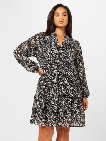 Object Curve Shirt Dress 'MILA GIA' in Black: front