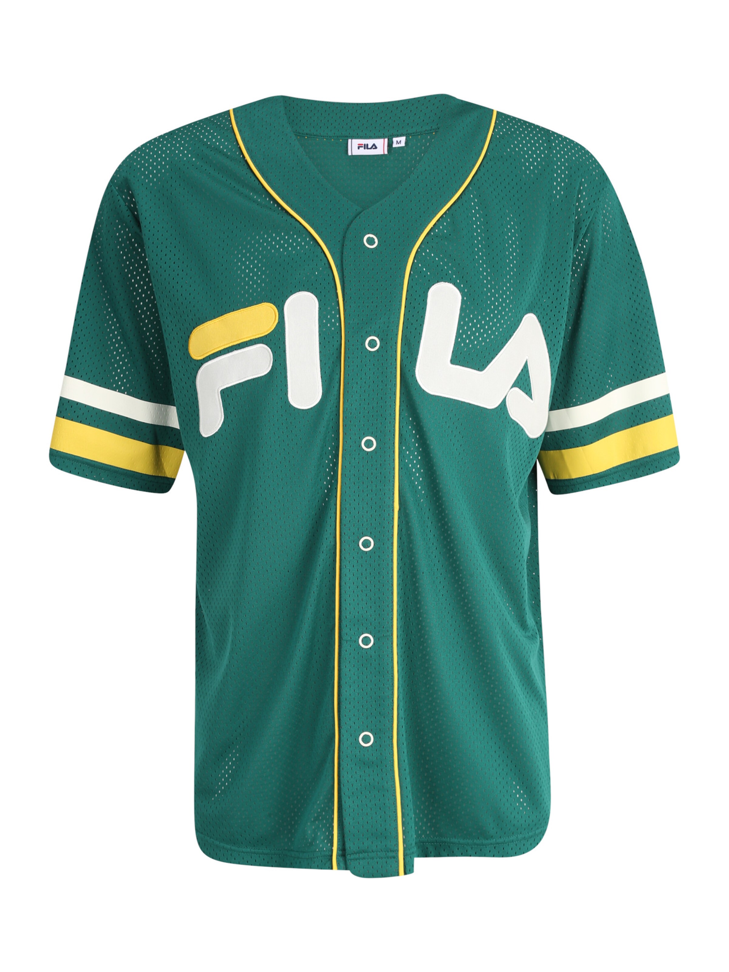 Green and red fila shirt hot sale
