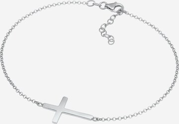 ELLI Fußschmuck Kreuz in Silber