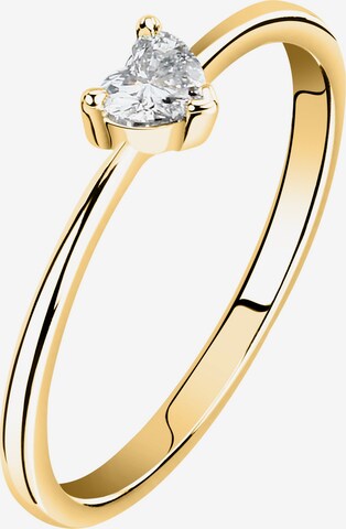 Live Diamond Ring in Yellow: front