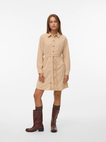 VERO MODA Shirt Dress 'VMELLY' in Beige
