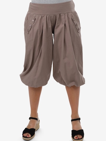 malito more than fashion Loose fit Harem Pants in Brown