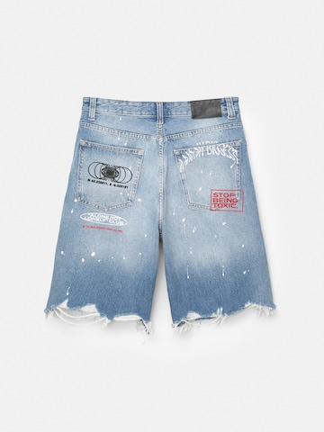 Pull&Bear Baggy Shorts in Blau