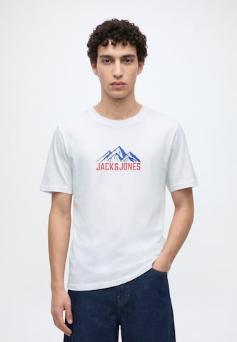 JACK & JONES - Camiseta 'JJROCHE' en blanco: frente