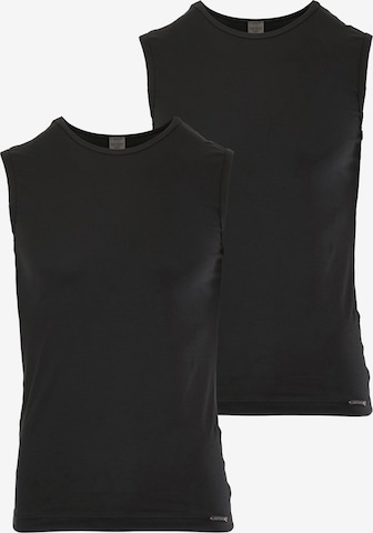 Olaf Benz Tanktop ' Collegeshirt 'RED 1601' 2-Pack ' in Schwarz: predná strana