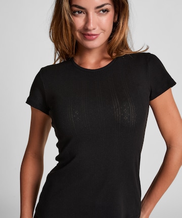 Hunkemöller Slaapshirt in Zwart