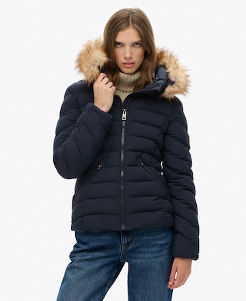 Veste mi-saison 'Fuji' Superdry en bleu : devant