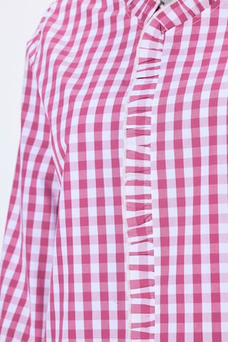Ulla Popken Trachtenbluse in Pink