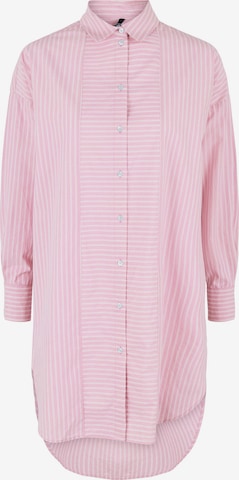 Camicia da donna 'Hallie' di PIECES in rosa: frontale