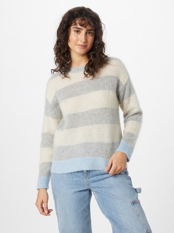 UNITED COLORS OF BENETTON Sweater in Grey: front