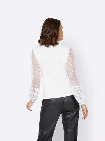 heine - Blusa em branco