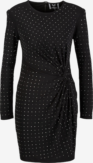 19V69 ITALIA Koktel haljina 'Romana' u crna / srebro, Pregled proizvoda