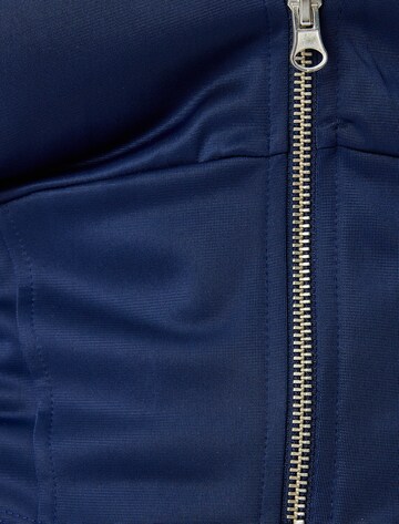 Koton Zip-Up Hoodie in Blue