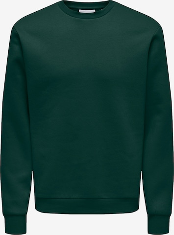 Only & SonsRegular Fit Sweater majica 'ONSCERES' - zelena boja: prednji dio