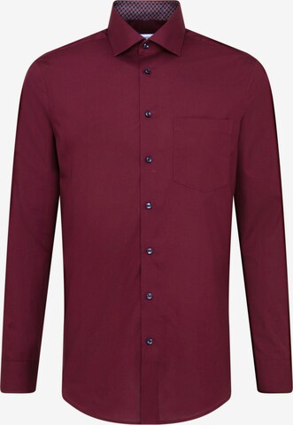 Chemise business SEIDENSTICKER en rouge : devant