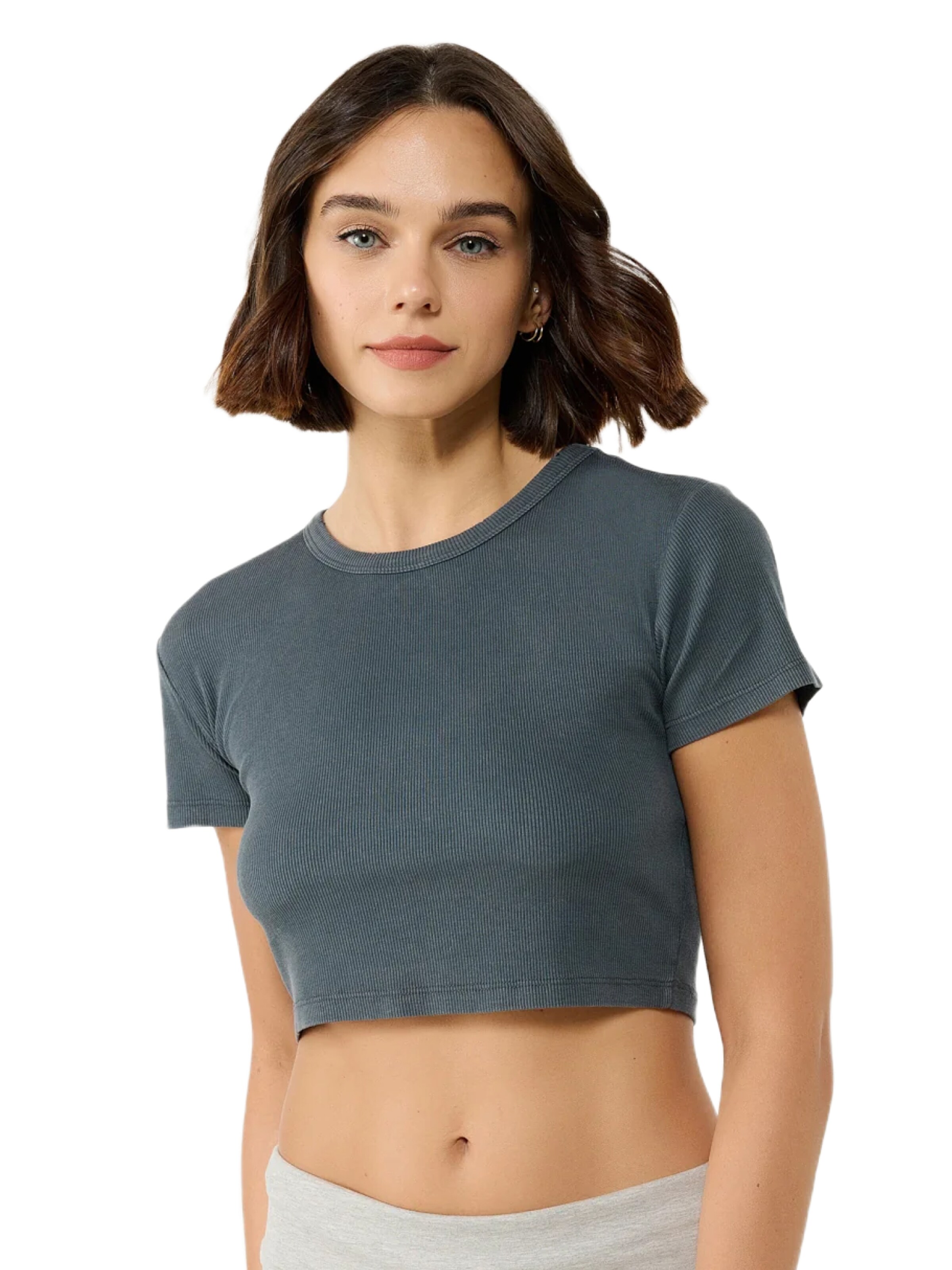 T-shirt No Matter What en gris : devant