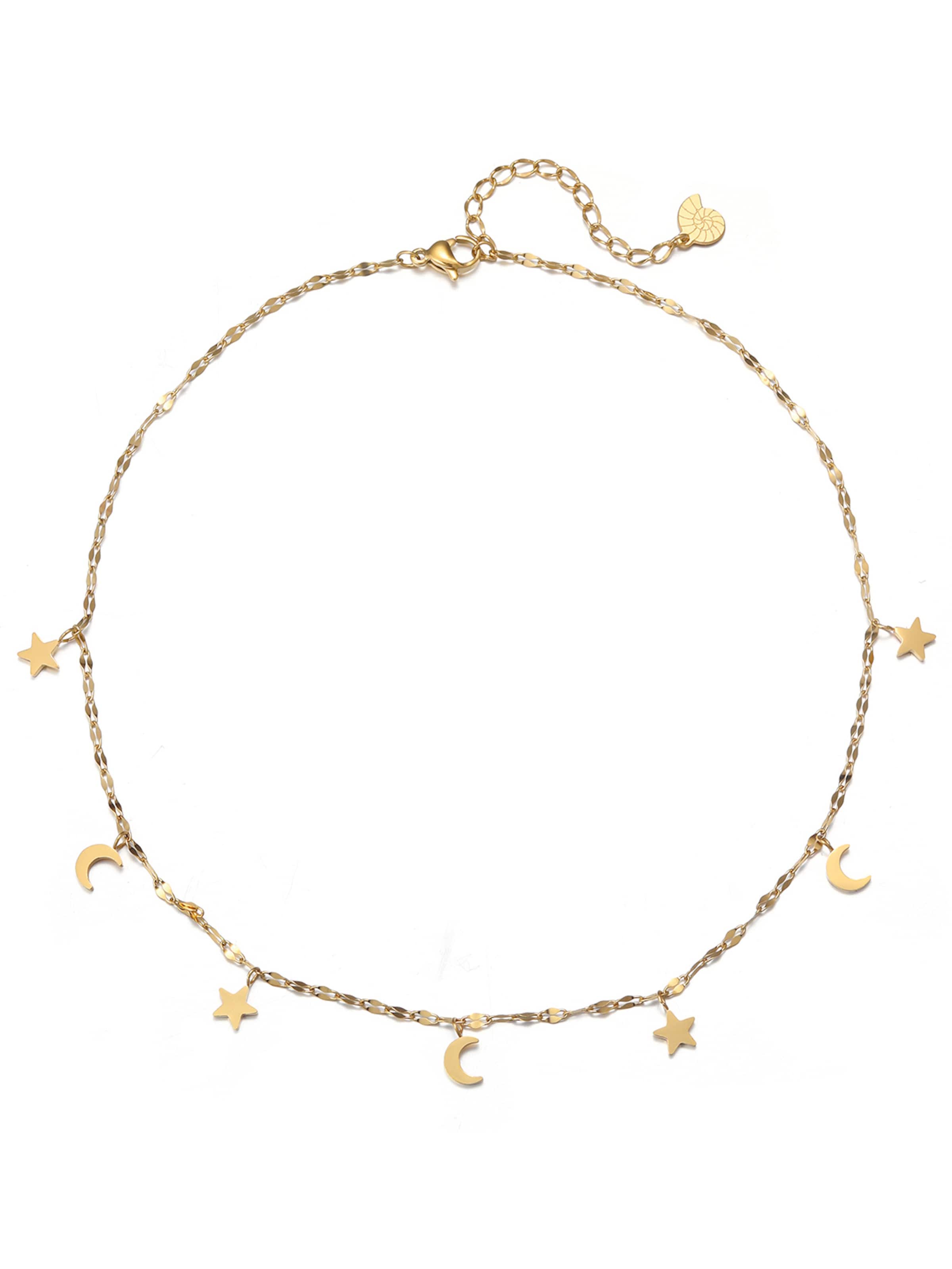 Chaîne 'Celestial' Hey Happiness en or