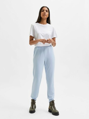 SELECTED FEMME Tapered Pants 'Tenny' in Blue