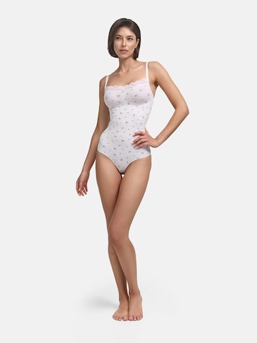 cfab Shaping bodysuit 'Bodysuit Sculpting Shapewear mit Lace' in White