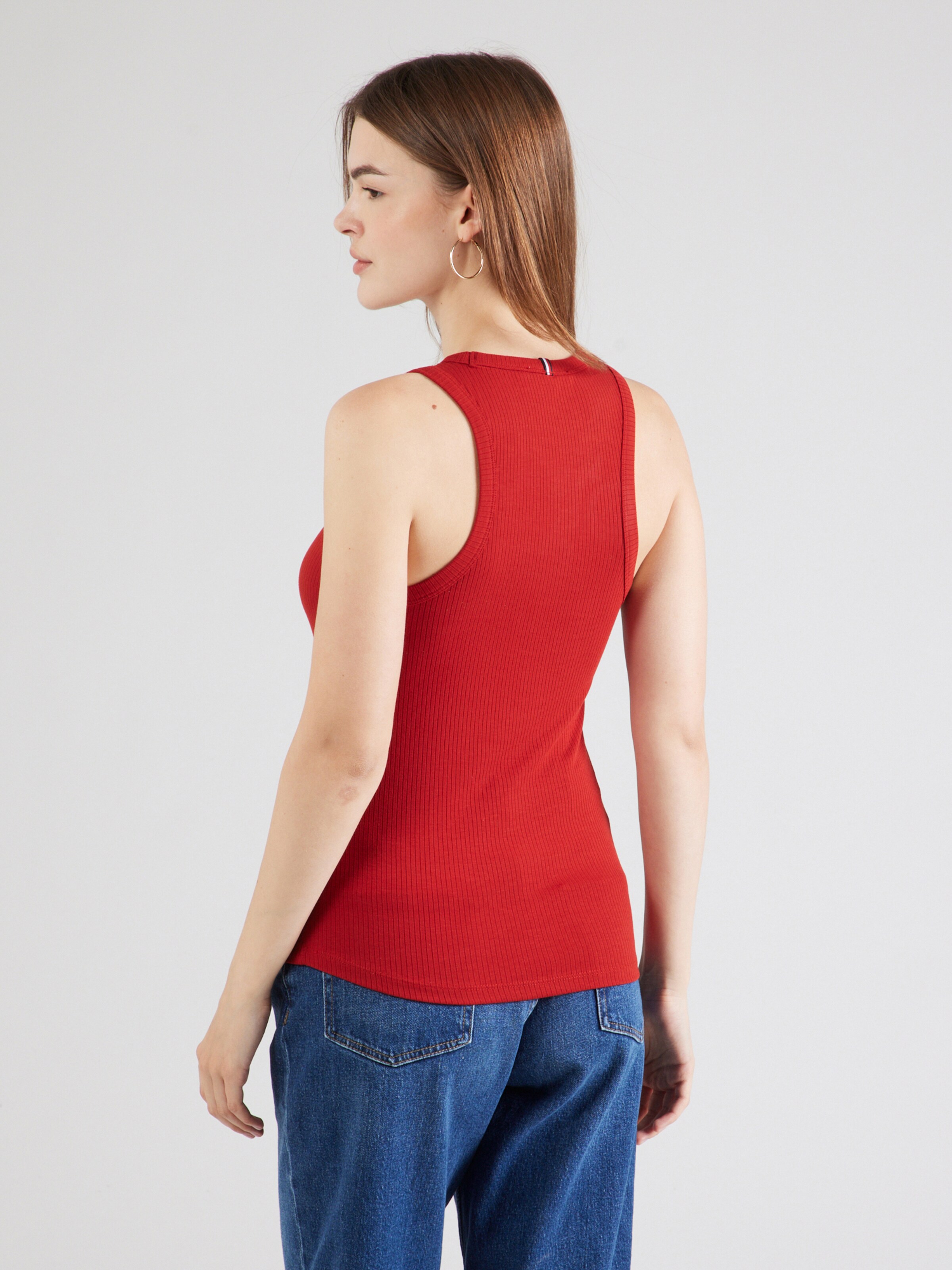 Top tommy hilfiger rojo sale