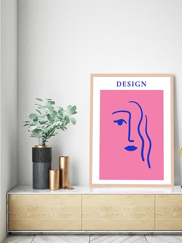 Liv Corday Bild 'Face in Pink' in Braun