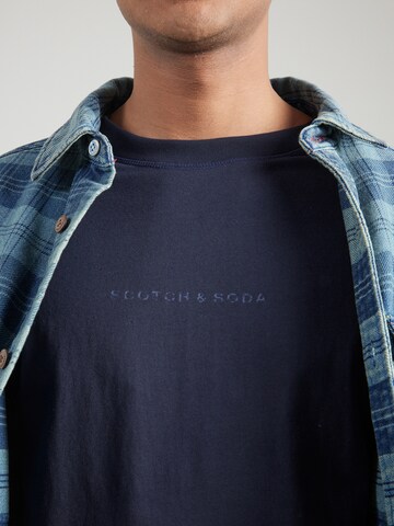 SCOTCH & SODA Футболка 'Seasonal Core' в Синий