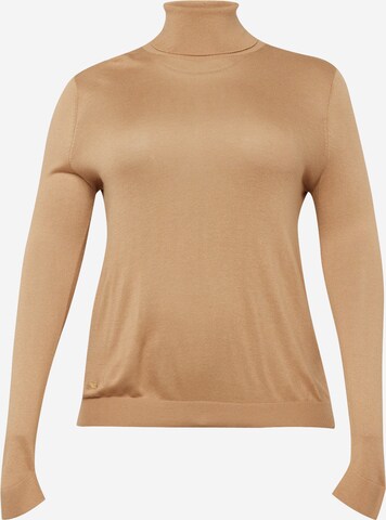 Pullover 'ZOE' di Lauren Ralph Lauren Plus in beige: frontale