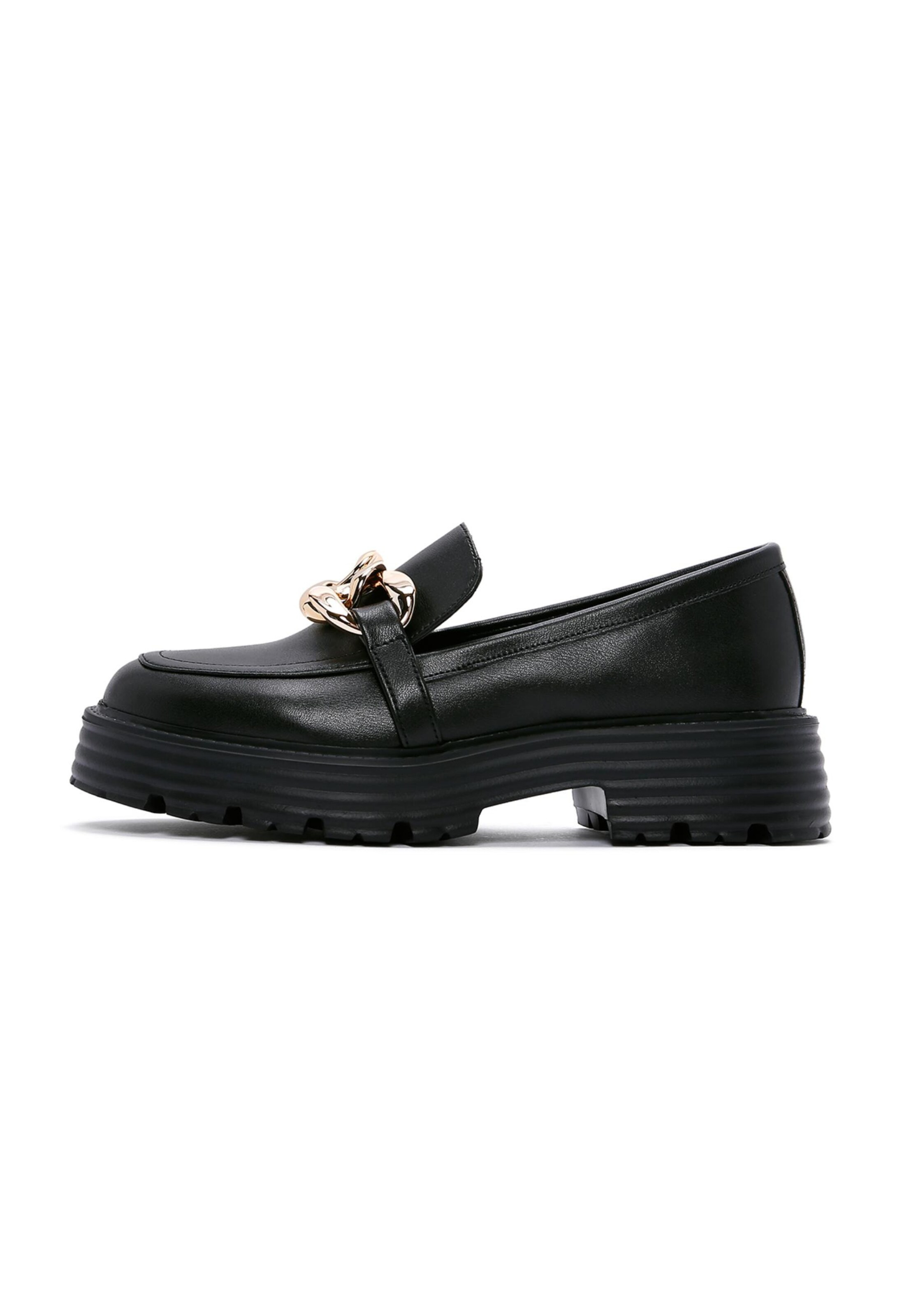 Derimod Slip-ons in Black: front