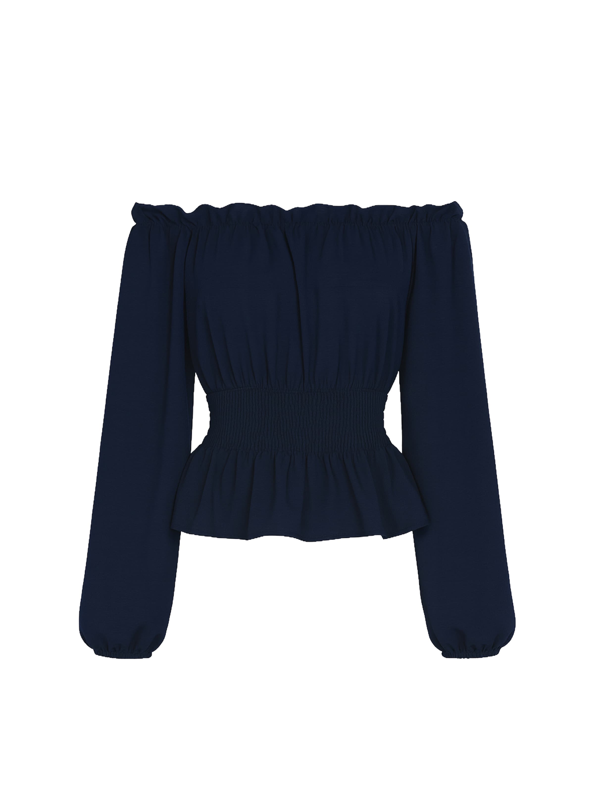 Chemisier Elara en bleu : devant