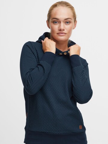 Oxmo Sweatshirt ' Vera ' in Blauw: voorkant