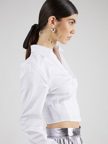 GUESS - Blusa 'Olivia' en blanco