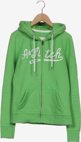 Abercrombie & Fitch Sweatshirt & Zip-Up Hoodie in M in Green: front