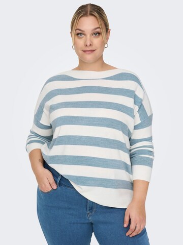 ONLY Carmakoma Sweater in Blue