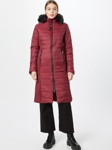 BENCH Χειμερινό παλτό 'OLIVE2' σε κόκκινο: μπροστά