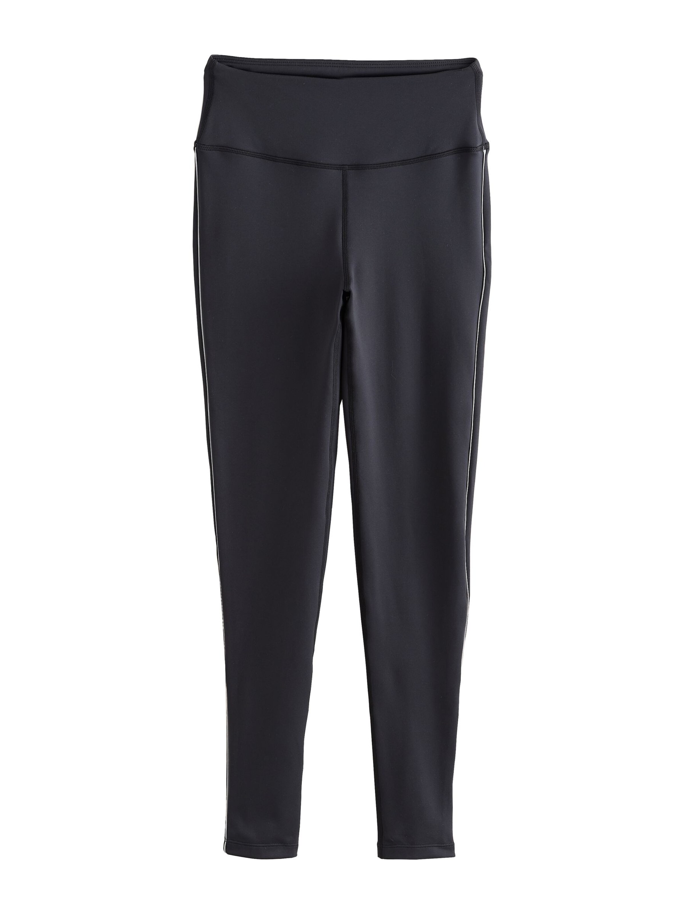 Skinny Pantaloni sportivi di self. in nero: frontale