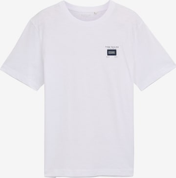 TOM TAILOR Shirt in Wit: voorkant