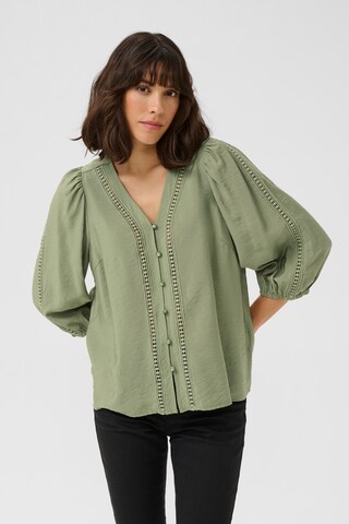 Kaffe Blouse in Green: front