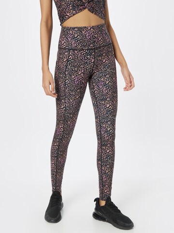 ROXY Skinny Sporthose in Grau: predná strana