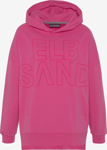 Elbsand - Sweatshirt em rosa: frente