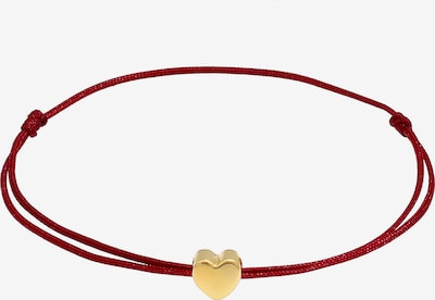 ELLI Armband in gold / weinrot, Produktansicht