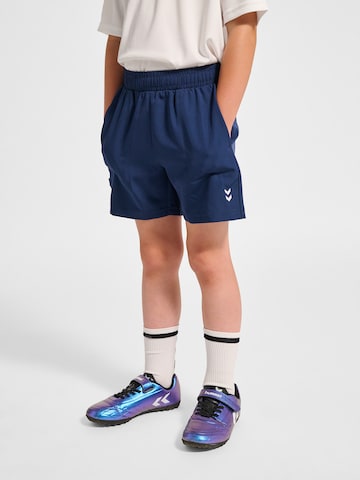 Hummel Loosefit Sportbroek 'Pulse' in Blauw: voorkant