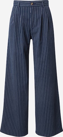 LEVI'S ® Bandplooibroek 'Pleated Wideleg Trouser' in Blauw: voorkant